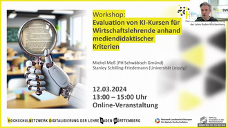 Evaluation von KI-Kursen für Wirtschaftslehrende anhand mediendidaktischer Kriterien